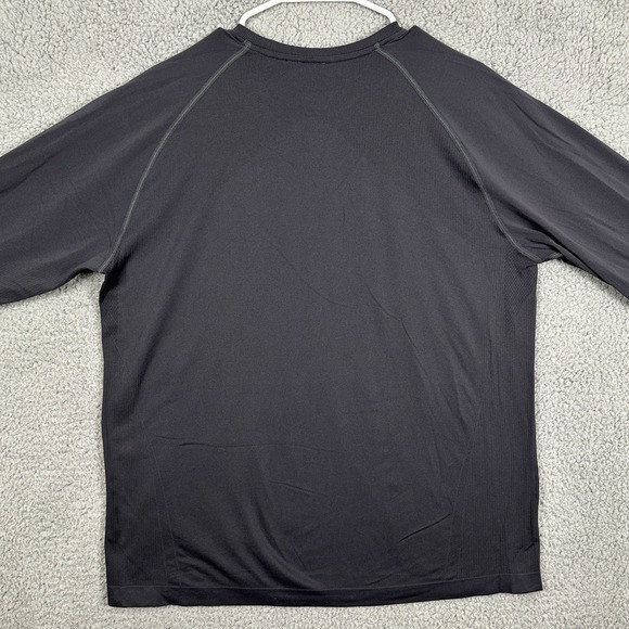 Oner Active Shirt Pullover Mens XL Gray Long Sleeve Logo Athletic Workout Nylon - Picture 3 of 7